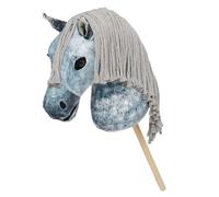 Cavallino giocattolo Hobby Horse Lemieux con testa peluche e bastone modello Sam taglia unica