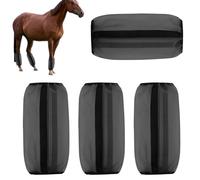 Cavape à mouches à cheval - Enroulements de protection en maille, boucliers légers | contre les insectes bloquants UV, équipement respirant réglable pour paddock ou sentier, amélioration de