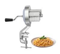Cavatelli Machine à macaroni manuelle en alliage d'aluminium avec pied de serrage et poignée ergonomique pour la maison, le camping et la cuisine