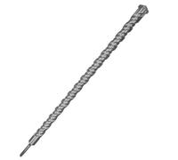 CAVATINY Jeu de forets SDS Plus de 32 x 600 mm pour béton, brique, ciment, pierre, avec 4 tranchants - Tige SDS Plus compatible avec marteau perforateur