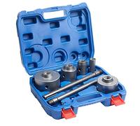 CAVATINY Lot de 9 scies cloche à béton,Couronne de forage 30 mm 40 mm 65 mm 80 mm 100 mm,[dents XXL],SDS PLUS & Adaptateur MAX, béton, pierre de ciment