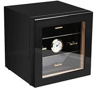 Cave à cigares avec hygromètre et humidificateur, tiroirs 3 couches, boîte à cigares décorative