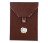 Cave à cigares cubains à fumer fabriquée à la main en bois de cèdre espagnol - Accessoires à cigares - Coffret cadeau avec hygromètre (marron)