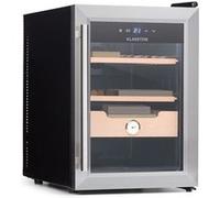 Cave à cigares - Klarstein El Presidente 37 - 37 l - 2 clayettes - 1 compartiment en bois de cèdre G