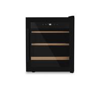 LES PETITS CHAMPS Cave à vin CAVCB15 15 bouteilles 46L Porte acier inoxydable Anti-UV 4-18°C LED