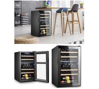 Cave à vin 33 bouteilles Capacité de refroidissement thermoélectrique de 5 à 14 °C Eclairage LED