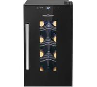 ProfiCook PC-WK 1232 Refroidisseur de vin compresseur Pose libre Noir 8 bouteille(s)