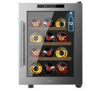 Cave à vin - CECOTEC - Bolero GrandSommelier 1255 CoolWood E - 12 bouteilles - Thermoélectrique - Écran tactile