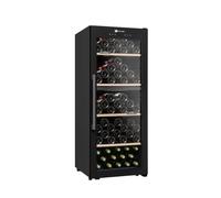 Cave à vin CLD115B1 La Sommelière - 110 bouteilles - double zone 5-20°C - porte vitrée anti-UV - Vinotag - clayettes bois