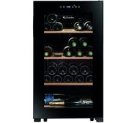 Cave à vin de service - LA SOMMELIERE - LS36BLACK - 36 bouteilles - Porte vitrée - Classe F - 48 x 43 x 83,8 cm - Noir