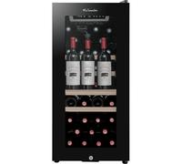 La Sommelière Cave à vin LS38BLACK 38 bouteilles Préservin 5–20°C porte vitrée noire sécurité LED