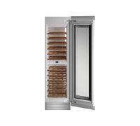 Cave à Vin Encastrable Bertazzoni 60 cm Professional WC605BRP2T 80 Bouteilles Acier