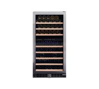 Cave à Vin Encastrable Dunavox 60 cm Grande DX-94.270SDSK 94 Bouteilles Argent