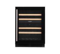 Cave à Vin Encastrable Fulgor Milano 60 cm FWC 8200 U TC GBK 39 Bouteilles Black Glass