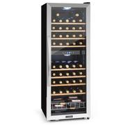 Cave à vin Klarstein Barossa - Noir - Étagères en bois - Porte en verre - Écran LCD - Température 5 à 18°C