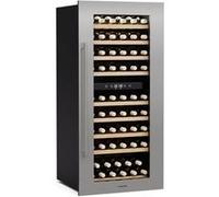 KLARSTEIN Vinsider Duo Cave à Vin - 79 Bouteilles, 2 Zones, 5-22°C, Commande Tactile, Éclairage LED, Verre Anti-UV, Faible Niveau Sonore, Unité Encastrable, Frigo Vin