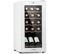Cave à Vin Klarstein Shiraz 15 Slim Uno 44L Panneau de contrôle tactile 5-18°C Blanc G