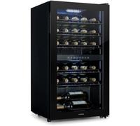 Klarstein Shiraz 29 Duo Cave à vin 2 zones 80 L/29 bouteilles 5-22°C tactile noire G