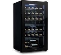 Klarstein - Cave à vin Shiraz 29 Duo - 2 zones, 80 L, 29 bouteilles, 5-22°C, tactile, noir
