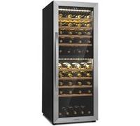 Cave à vin - Klarstein Vinamour 77 Duo - 191 L - 5 - 20 °C - 2 zones de réfrigération - Gris