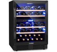 Vinovilla 43 cave à vin Duo Onyx Edition encastrable 129 l 43 bouteilles 2 zones