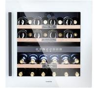 KLARSTEIN Cave a Vin Encastrable, Caves à Vin de Conservation de 85L, Porte en Verre, Cave a Vins à Double Zone, Bar Int/Ext, Frigo Vin Bizone, Cave a Vin de Vieillissement, Cave à Vin 36 Bouteilles