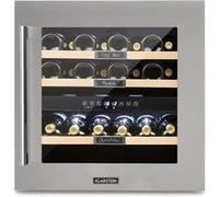 Cave à vin - Klarstein Vinsider 36 - Cave de service - 2 zones - 85L - 5-22°C - Encastrable - Gris Gris G