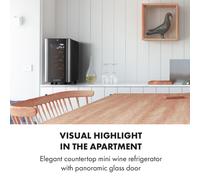 Cave à vin Reserva 8 Slim Uno 8 bouteilles 23 litres acier inoxydable G