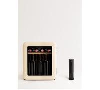 WINECOOLER RETRO - Refroidisseur à vin électrique de style rétro pour 12, 45 ou 76 bouteilles - Blanc cassé Beige G