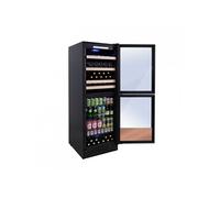Cave à vin service AGCV140VN2Z2D multi-températures 220 bouteilles 2 portes 438 litres