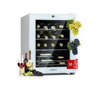 Klarstein Cave à vin Shiraz 43 cm 16 bouteilles Blanc