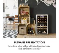 Cave à vin Vinamour 29 Duo 2 zones 80L/29 bouteilles 5-22°C Touch G