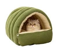 Cave Bed, Pet Indoor Warm Cave Home for Comfort, Soft Indoor Kitten Beds, Enclosed Pet Sleeping Nest for Small Medium Large Kitten Living Room Garden Yard