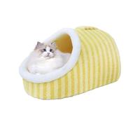 Cave Cat Bed, Cuddly Cave Bed for Indoor Cats, Cat Cave Bed with Plush Lining, Cuddly Cat Cave for Sleeping, Cat Hideaway Cave Bed, Soft Cuddly Cat Bed, Cuddly Cat Cave for Cozy Sleep, Cave Be