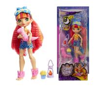Cave Club Pyjama Party Préhistorique Poupée Emberly Playset Avec Cheveux Roses