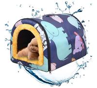 Cave de Chien | Cat Kennel, abri des Chats lavables étanche à l'extérieur de la Maison de Chat en Plein air pour Animaux hivernaux
