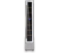 LES PETITS CHAMPS Cave à Vin Encastrable 7 Bouteilles CAVSE7, Capacité 22L, Portes en Acier Inoxydable, Réglable de 5°C à 22°C, Système Thermodynamique, Éclairage LED, Anti-UV, 6 étagères
