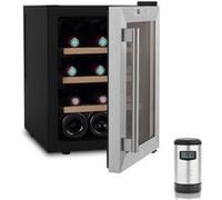 Les petits champs CAVS12+WOM820 - Cave de service et pompe sous vide électrique pour vin