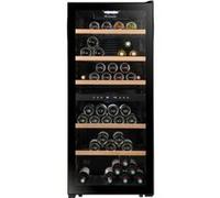 Cave à vin LS102DZBLACK La Sommelière - 102 bouteilles - double zone 5-18°C - connectée Vinotag - porte anti-UV - design All Black
