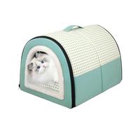 Cave pour chiens imperméable, niche pour chats amovible, portable avec fond antidérapant, confortable pour chiens, animaux domestiques, chats d'intérieur, petits chiens