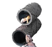 Cave Reptile, Grotte d'aquarium,Tortoise cachent Un abri | Accessoires de réservoir Gecko à crête pour Les Tortues léopard de Léopard à Barbecue Turtles