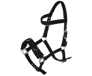 Caveçon en plastique pour cheval Covalliero Noir Cob