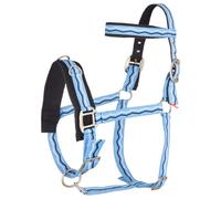 Caveçon nylon pour cheval Imperial Riding Bleu Full