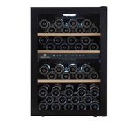 Cavecool Chill Topaz - 62 bouteilles - 2 zones - Noir