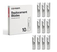 CAVEEM Lames de rasoir à sourcils, 10 lames de rechange pour une mise en forme précise des sourcils et une épilation du visage