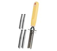 Cavefruit Pour Légumes | Corer en Acier Inoxydable pour Poivron Rouge,Outil pour Baies Piments Cerises Poires Cuisine Utilisation Restaurants