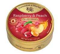 Cavendish et Harvey Framboise et Peach gouttes 175g x 10