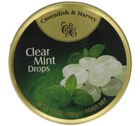 Cavendish & Harvey Lot de 10 boîtes de voyage à la menthe transparente 200 g