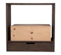 Caverack Enzo avec tiroir - Chêne fumé