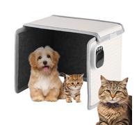 Caverne Chauffante pour Chat Nid pour Animaux Confortable à Chauffage